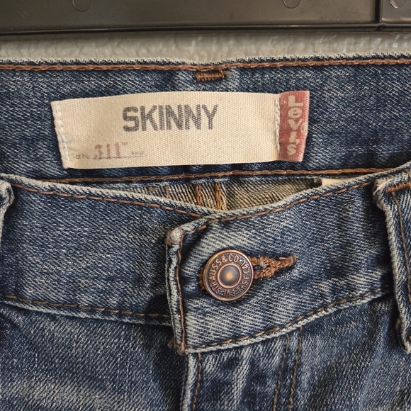 Men Levi's 511 Skinny Blue Jeans 34W x 30L - Picture 2 of 8